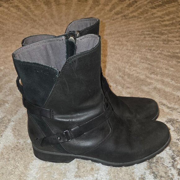 Teva De la Vina Leather Waterproof Moto Riding Boot - Picture 1 of 7